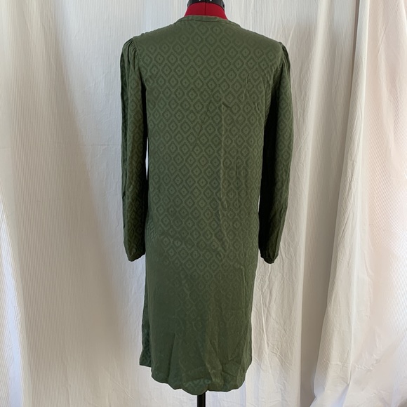 A.P.C. Paris green embossed French designer tunic dresss - Picture 10 of 11